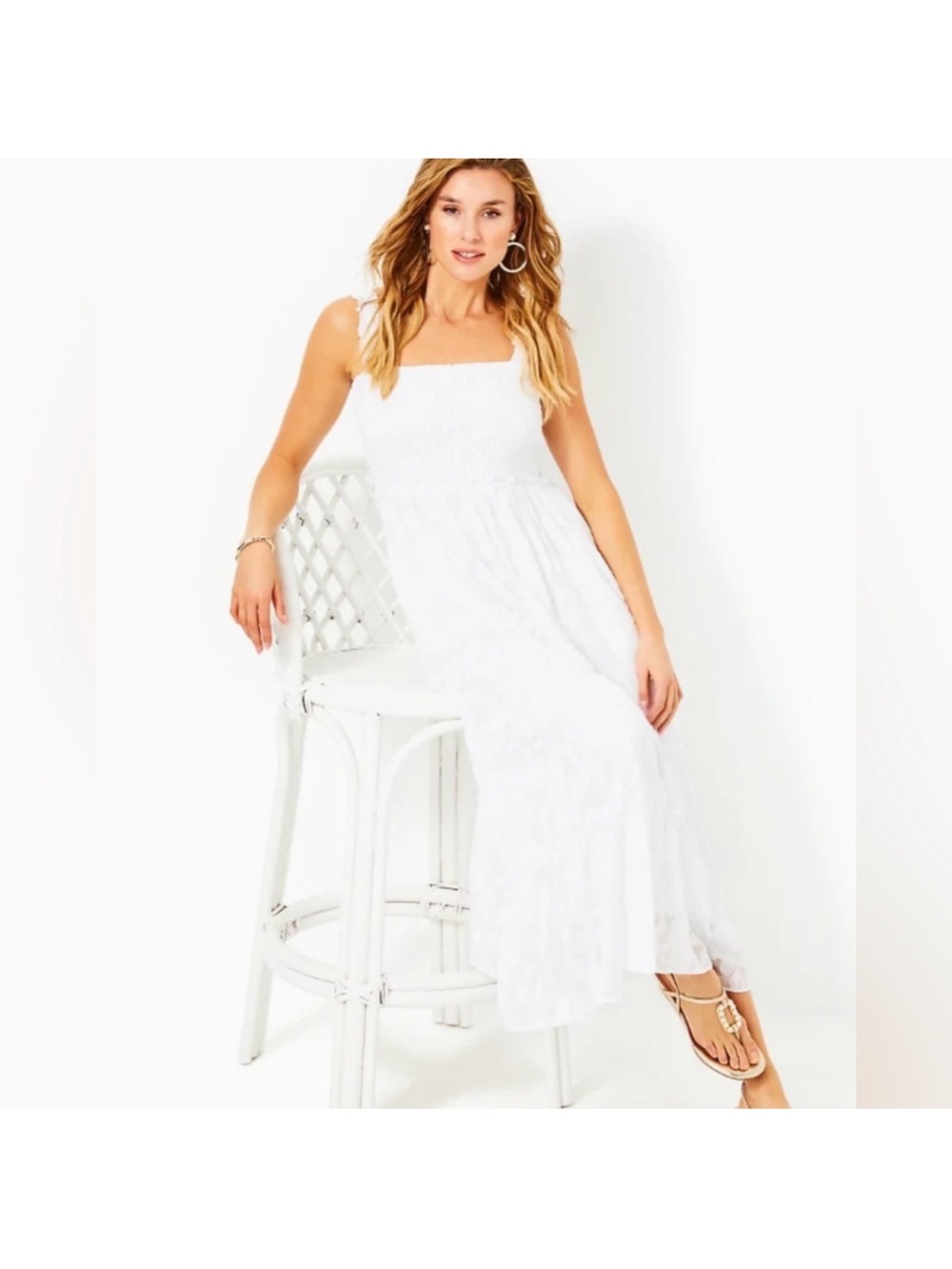 Hadly Smocked Maxi Dress